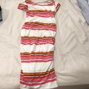 Maternity midi length dress